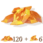 Top up AFK Journey 126 (120+6) Dragon Crystals