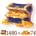 Top up AFK Journey 1554 (1480+74) Dragon Crystals